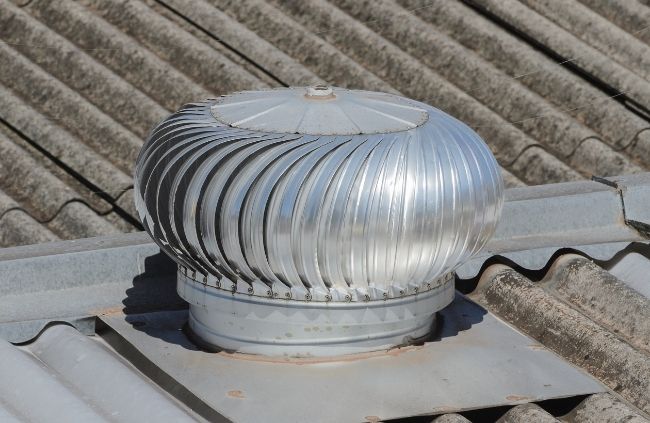 Installed whirlybird vent on a Melbourne home providing roof ventilation and energy efficiency with Roofing Guys Melbourne.